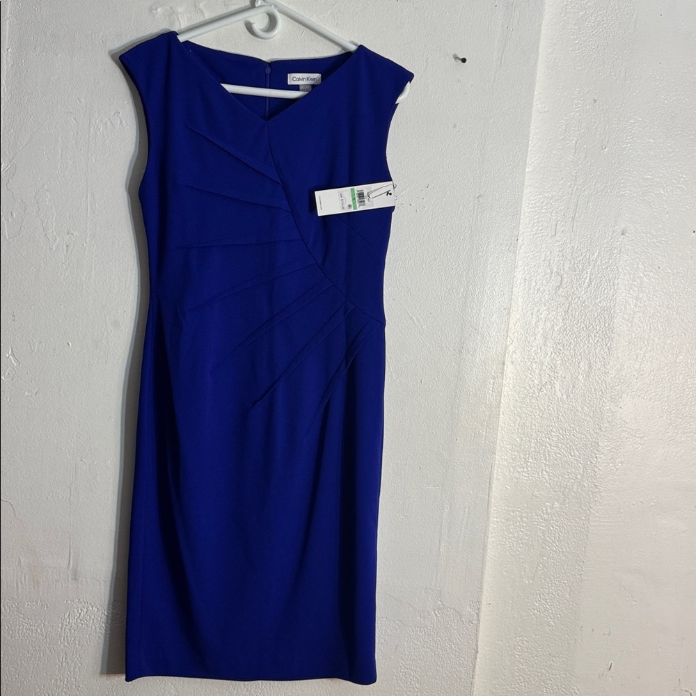 Calvin Klein Bleu sleeveless Dress size 8/bleu dress